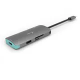 iTEC i-tec USB-C Metal Nano Dock 4K HDMI + Power Delivery, USB-C 3.0 [Stecker] (C31NANODOCKPD)