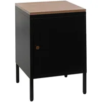 MCW Nachttisch MCW-L84, Nachtschrank Kommode Beistelltisch Schrank, Metall 63x40x40cm,