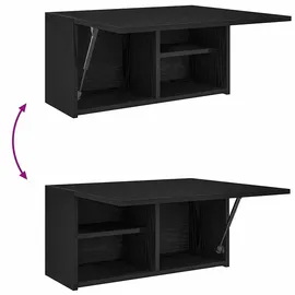 vidaXL Bad-Wandschrank 60 x 25 x 30 cm Schwarz