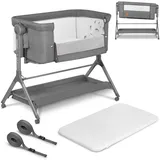 lionelo Leonie Plus 3 in 1 Kinderbett Weiß 70 x 140 cm