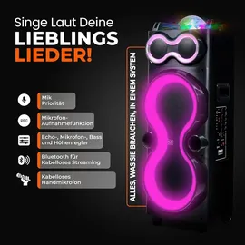 Pyle Audio Partybox 240Watt schwarz