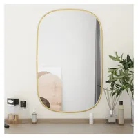 VidaXL Wandspiegel Golden 70x45 cm