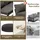 XDOVET Gartenlounge-Set 7-tlg. Grau