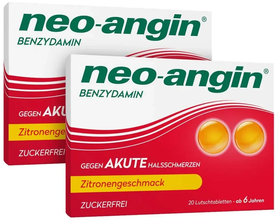 Neo Angin Benzydamin akute Halsschmerzen Zitrone