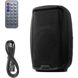 Gemini Sound AS-2108BT Active Bluetooth PA-System, 8-Zoll-Tieftöner 500W Watt-DJ-Lautsprecher, SD, USB, XLR-Eingang / -ausgang, 2 x 1/4 Zollmikrofon / RCA- und AUX-Eingänge mit Griffen, TWS