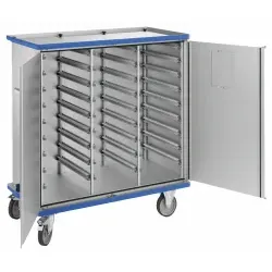 novocal geschlossener Modulwagen GM3-27 , Maße(BxTxH): 142 x 72,5 x 154,3 cm, GM3-27