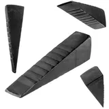 Kadax Holzspaltkeil aus Stahl, Spaltkeil, Manueller Keil, 26.5x7cm, 4 kg - KADAX