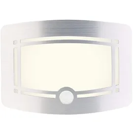 Lunartec 2-stufige Batterie-LED-Wandleuchte, Bewegungs- & Lichtsensor, 40 lm