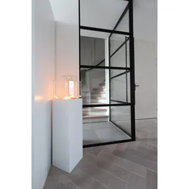 Vivanno Windlicht-Säule 25 x 25 x 100 cm Weiß