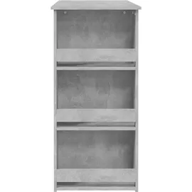 vidaXL Bartisch mit Regal 102 x 50 x 103,5 cm Grau