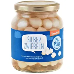 NurPuur Silberzwiebeln demeter 340g