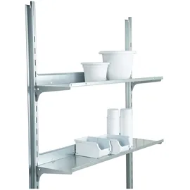 Biohort Regalböden 24,5 x 72 cm 4er Set Silber
