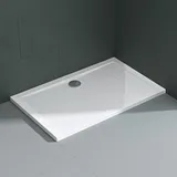 mai & mai Duschwanne 80x120cm Duschtasse Antirutsch in Weiß Form: Rechteckig 4cm Höhe Lucia