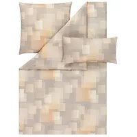 Estella Bettwäsche SILVIO Mako-Satin - orange - BL 135x200