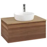 Villeroy & Boch Antao Waschbeckenunterschrank L30_5 800x360x500mm mit Beleuchtung mit Struktur FK/AP: HM/1
