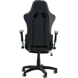 TPFLiving Turbine Kunstleder Schwarz/Grün