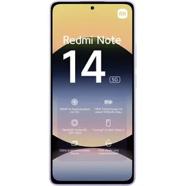 Xiaomi Redmi Note 14 5G 8 GB RAM 256 GB Lavender Purple