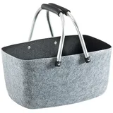 Kobolo Einkaufskorb KLAPPBLACK36 in Grau | Gr.: onesize