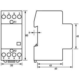 Doepke Schütz 4 Schließer 230 V 1 St.