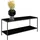 VCM Vita TV-Lowboard 36x45x36 cm Schwarz Holz/Metall/Stahl/Spanplatte