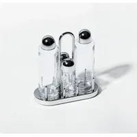 Alessi Menage-Set 5tlg. Kristall, Kristalloptik Silber