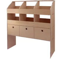 MONSTER SHOP Monstershop Autoregal Braun, Holzwerkstoff, 102x120x30 cm, Freizeit, Heimwerken, Werkstatt