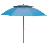 Doppler Strandschirm Ø 200 cm blau