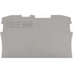 WAGO GmbH& Co. KG Abschluss-/Zwischenplatte grau 2002-1291