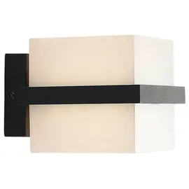 LINDBY Außenwandleuchte Aluminium 14,0 cm spritzwassergeschützt schwarz
