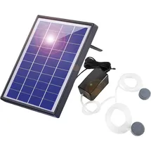 OEM 2,5-w-solar-sauerstoffpumpe mit Stecker, Solar-teichpumpe, Aquariumbelüfter, Luftpumpe, Angelbelüfter Mit Ausströmerstein Und Schlauch für Garten, Aquarium, Außenpool Teich