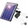 OEM 2,5-w-solar-sauerstoffpumpe mit Stecker, Solar-teichpumpe, Aquariumbelüfter, Luftpumpe, Angelbelüfter Mit Ausströmerstein Und Schlauch für Garten, Aquarium, Außenpool Teich