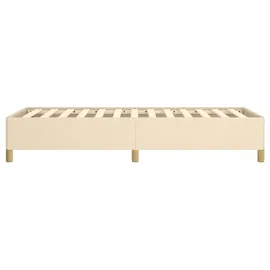 vidaXL Bettgestell 100 x 200 cm Creme