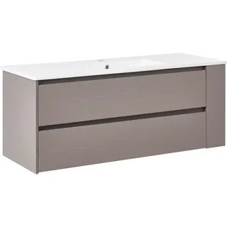 Beliani Beliani, Spiegelschrank, MANCORA 120 cm Taupe