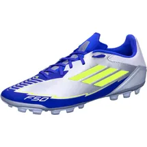 adidas F50 League Messi AG Herren Silver Met/Solar Yellow/Lucid Blue 43 1/3