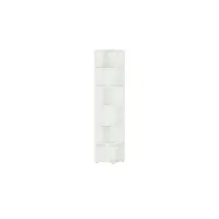 Möbel Kraft XORA Eckregal 38 x 38 x 186 cm Weiß