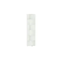 Möbel Kraft XORA Eckregal 38 x 38 x 186 cm Weiß