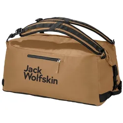 Reisetasche JACK WOLFSKIN "TRAVELTOPIA DUFFLE 45", braun (dunelands), Polyester, Taschen