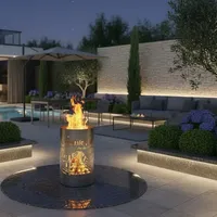 Feuertonne / Feuerkorb mit Motiv " Aussicht - Die schönste Aussicht ..... "