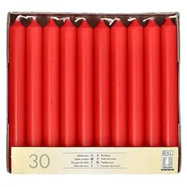 Papstar Tafelkerzen 19,6 cm rot 120 St.
