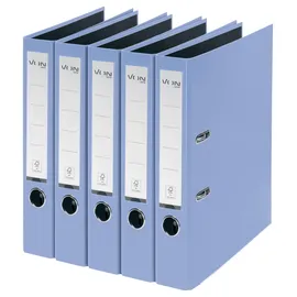 Leitz Ordner DIN A4 50 mm Hellblau 5 St.