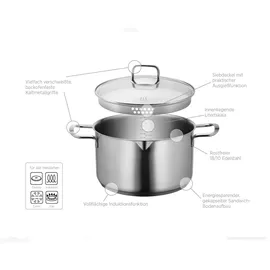 Mäser Sanvito Kochtopf 16 cm rund