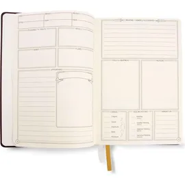 glassstaff DnD 5e Player Journal - Black