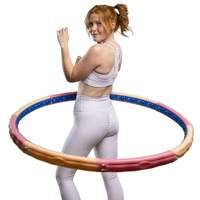 Hoopomania Hula-Hoop-Reifen Hoopomania Vital Hoop, Hula Hoop mit 40 Magneten, 2.6kg