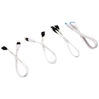 Corsair Premium Sleeved I/O Cable Extension Kit - White
