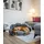 Nobby Hundebett Paw Ø 90 x 24 cm braun