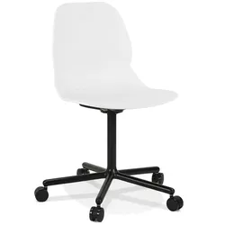 Bürostuhl mit Rollen | Minimalistischer Drehstuhl aus Polypropylen | Kompakter Besucherstuhl für Meetingräume | 120kg | Bolix kollektion Kadima Design