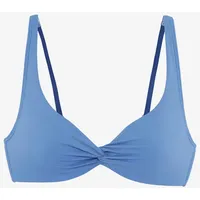 LASCANA Bikini-Top Damen Blau 40 Cup D