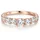 Trilani Ring Sterling Silber Zirkonia in roségold | Gr.: 54