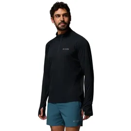 Columbia Stealth Spring Long Sleeve Half Zip Tee black L
