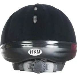 HKM Reithelm New Flock Schwarz L=58-61cm